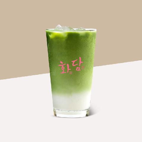 아이스 녹차라떼