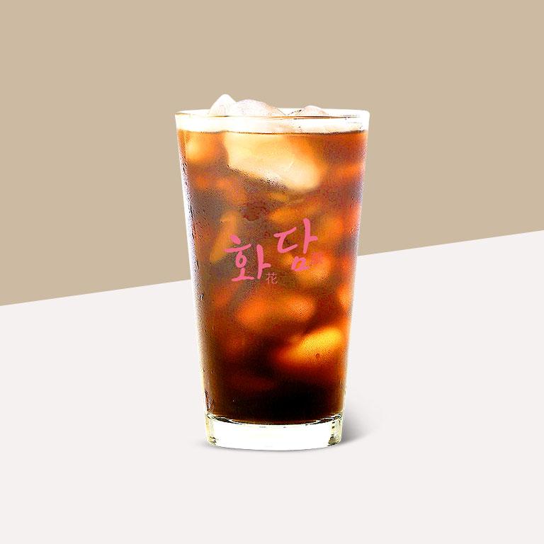 아이스티 복숭아